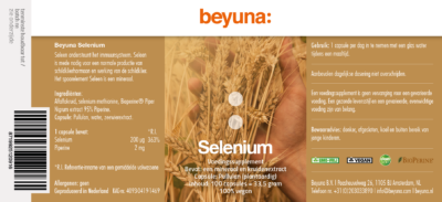Beyuna-Selenium-etiket